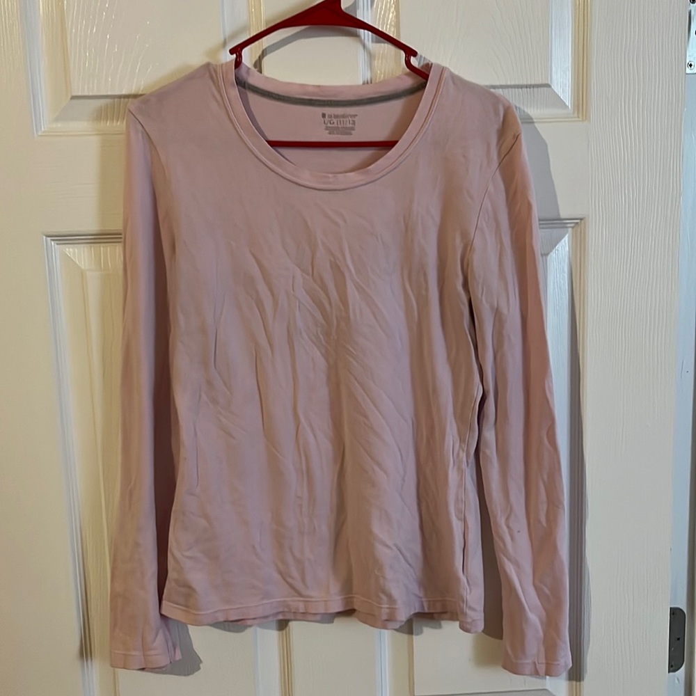 Plain pale pink shirt